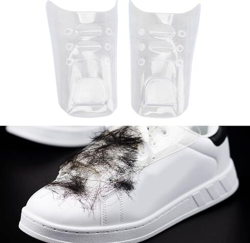 1 Pair Barber Shoe Covers Protector Clear Reusable Barber Shoes Cover High Transparent Hair Stylist Protective Case for Men Women Barbershop Hair Cutting Coloring Hairdressin in Saudi Arabia
