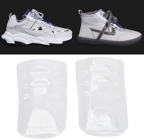 1 Pair Barber Shoe Covers Protector Clear Reusable Barber Shoes Cover High Transparent Hair Stylist Protective Case for Men Women Barbershop Hair Cutting Coloring Hairdressin in Saudi Arabia