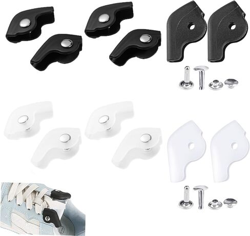 6 Pair Shoe Throat Protector Rubber Heavy Duty Shoes Collar End Protective Case Corner Cover for Sneakers Running Shoes Walking Shoe Hiking Boots Top Line Ends Topline Collar Padding Corner in Saudi Arabia
