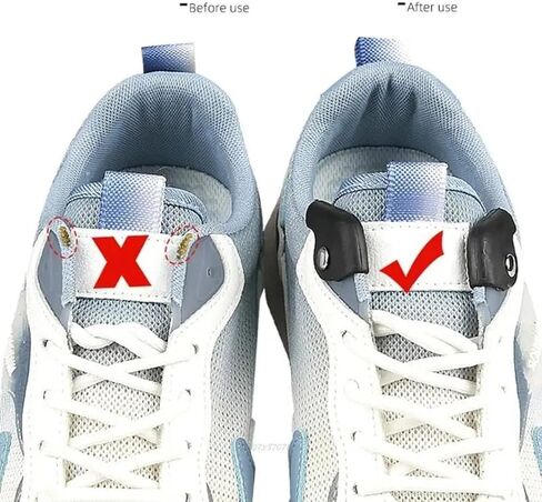 6 Pair Shoe Throat Protector Rubber Heavy Duty Shoes Collar End Protective Case Corner Cover for Sneakers Running Shoes Walking Shoe Hiking Boots Top Line Ends Topline Collar Padding Corner in Saudi Arabia