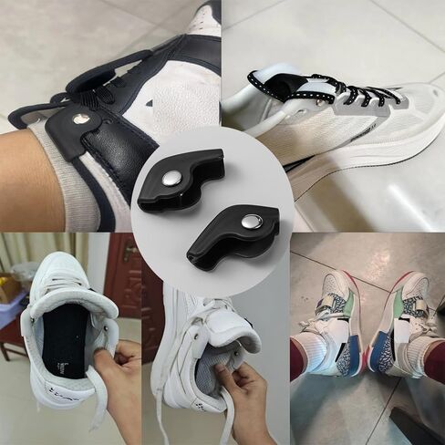 6 Pair Shoe Throat Protector Rubber Heavy Duty Shoes Collar End Protective Case Corner Cover for Sneakers Running Shoes Walking Shoe Hiking Boots Top Line Ends Topline Collar Padding Corner in Saudi Arabia