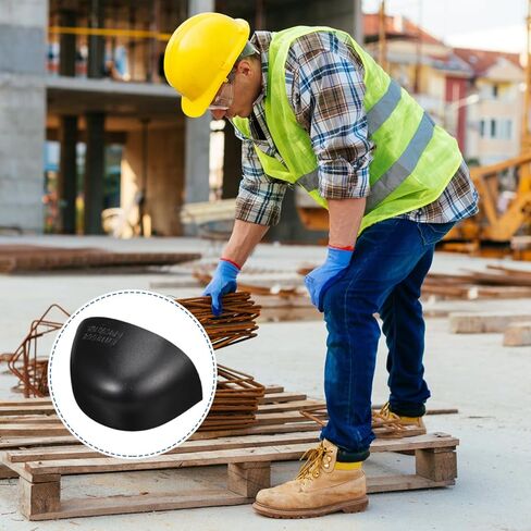 قبعات أصابع القدم الفولاذية من Operitacx لأحذية العمل - أغطية أصابع آمنة مناسبة عالميًا مع حماية من الصدمات والثقب، واقيات أحذية عمل متينة للرجال والنساء، 3.93 × 2.16 × 1.96 بوصة in Saudi Arabia