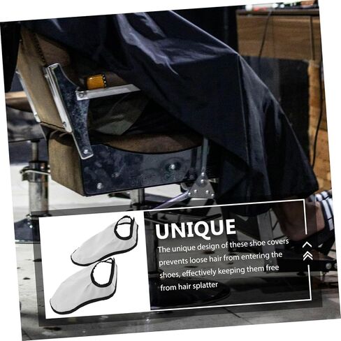 Baluue Barber Shoes Covers Haircut Shoes Protectors Portable Breathable Shield for Salon Use in Saudi Arabia