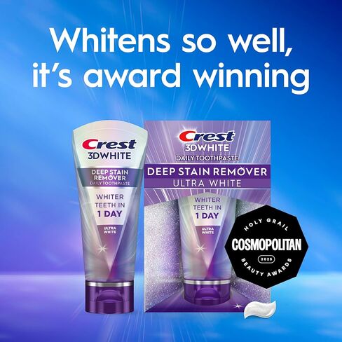 Crest 3DWhite Brilliance Deep Stain Remover Ultra White Toothpaste - 2.1oz in Kuwait