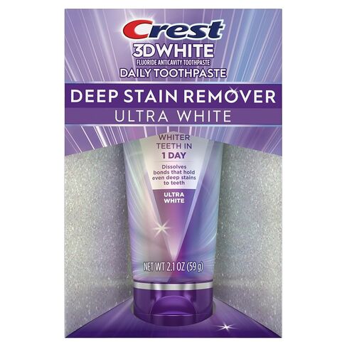 Crest 3DWhite Brilliance Deep Stain Remover Ultra White Toothpaste - 2.1oz in Kuwait