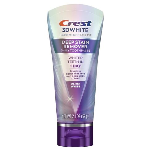 Crest 3DWhite Brilliance Deep Stain Remover Ultra White Toothpaste - 2.1oz in Kuwait