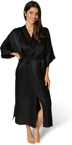 رداء تارا سارتوريا الحريري الفاخر للنساء، 27 أم، قابل للغسل، XS-4XL، Oprah Daily 2025 in Kuwait