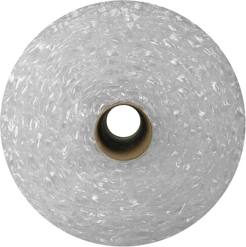 Uboxes Bubble Cushioning Wrap 12" x 65' Large Bubbles 1/2" Perforated Every 12", Clear in Saudi Arabia