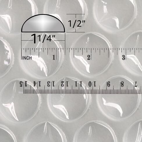Uboxes Bubble Cushioning Wrap 12" x 65' Large Bubbles 1/2" Perforated Every 12", Clear in Saudi Arabia