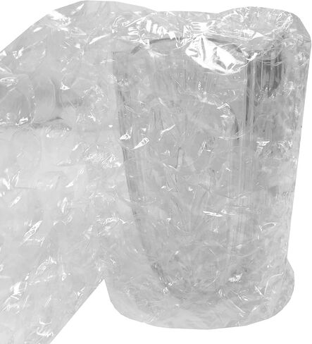 Uboxes Bubble Cushioning Wrap 12" x 65' Large Bubbles 1/2" Perforated Every 12", Clear in Saudi Arabia