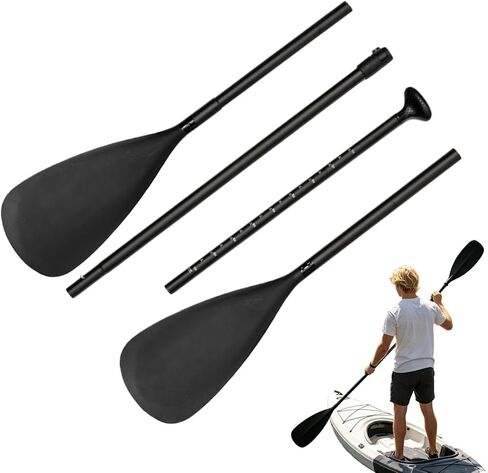Adjustable Kayak Paddle - Aluminum Alloy Lightweight Adjustable Paddleboard - Flexible Kayaking Oars,for Fishing Kayaking Boarding Paddleboard Water Lake Kids Youth Row Float in Saudi Arabia