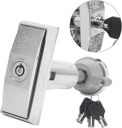 Vending Machine Lock with T Handle Keys Zinc Alloy Safe Box Universal Replacement T Handle Cabinet Security Lock for Candy Snack Soda Machine in Saudi Arabia