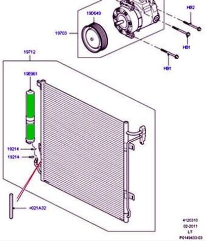 DRYER AIR COMPRESSOR COMPATIBLE WITH LAND ROVER RANGE ROVER LR3 LR4 RANGE ROVER SPORT NEW JRJ500020 in Saudi Arabia