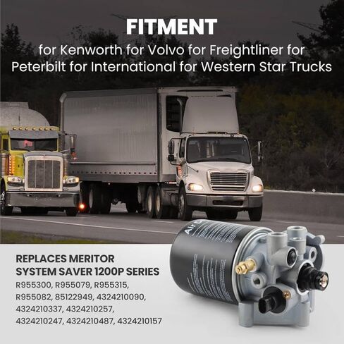 مجموعة مجفف الهواء العالمية R955315 R955082 المتوافقة مع SS1200P in Saudi Arabia