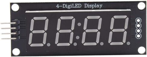 LED Display Tube Module 4-Digit 7-Segment Fits for Arduino Use Library TM1637.h (Green Word) in Saudi Arabia