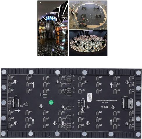 لوحة LED مرنة، 208x104 بكسل لوحة مصفوفة LED داخلية كاملة الألوان لفندق KTV Bar DC5V in Saudi Arabia