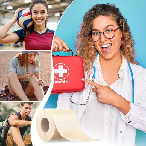 Hydrocolloid Roll for Wound Care: 2IN*6.5FT - Waterproof Ultra Thin Self Adhesive Patch for Blisters Acne Bedsores Pressure Diabetic Ulcers - DIY Size - Home First Aid Kit Essential in Saudi Arabia