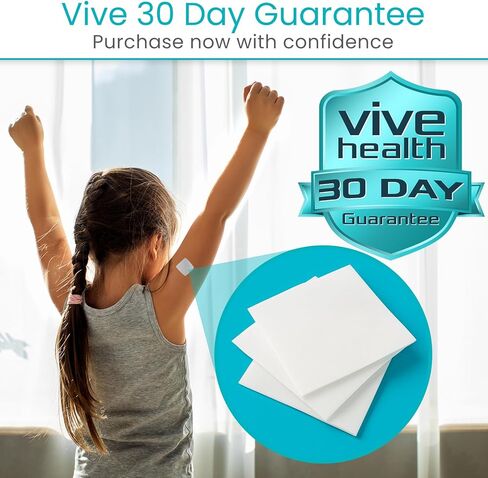 ViveCare Calcium Alginate Wound Dressing 2" x 2" (10 Pack)- Individually Wrapped, Sterile Gauze Pads - Absorbent Patches for Ulcer, Bed Sore, G Tube, & Diabetic Foot - Non-Stick Burn Treatment in Saudi Arabia