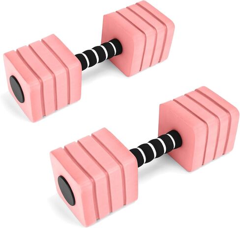 Aquatic Exercise Dumbbells, 2PCS Foam Water Weights, Aerobic Exercise Fitness Equipment Dumbbell, Dumbbells Set for Water Aerobics Weight Loss, Pool Fitness, Underwater Exercise in Saudi Arabia