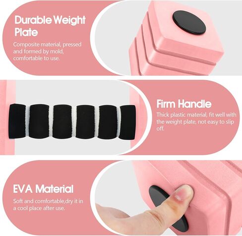 Aquatic Exercise Dumbbells, 2PCS Foam Water Weights, Aerobic Exercise Fitness Equipment Dumbbell, Dumbbells Set for Water Aerobics Weight Loss, Pool Fitness, Underwater Exercise in Saudi Arabia