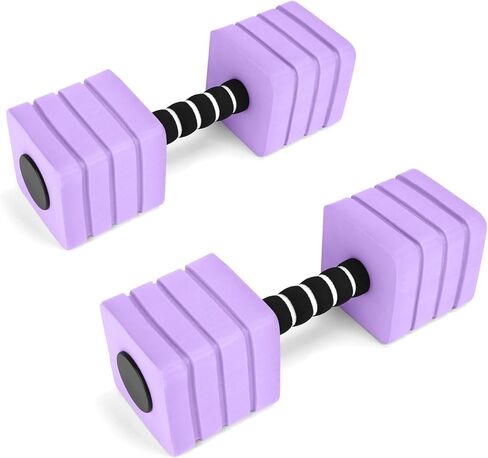 Aquatic Exercise Dumbbells, 2PCS Foam Water Weights, Aerobic Exercise Fitness Equipment Dumbbell, Dumbbells Set for Water Aerobics Weight Loss, Pool Fitness, Underwater Exercise in Saudi Arabia