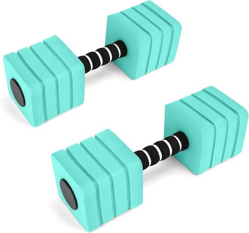 Aquatic Exercise Dumbbells, 2PCS Foam Water Weights, Aerobic Exercise Fitness Equipment Dumbbell, Dumbbells Set for Water Aerobics Weight Loss, Pool Fitness, Underwater Exercise in Saudi Arabia