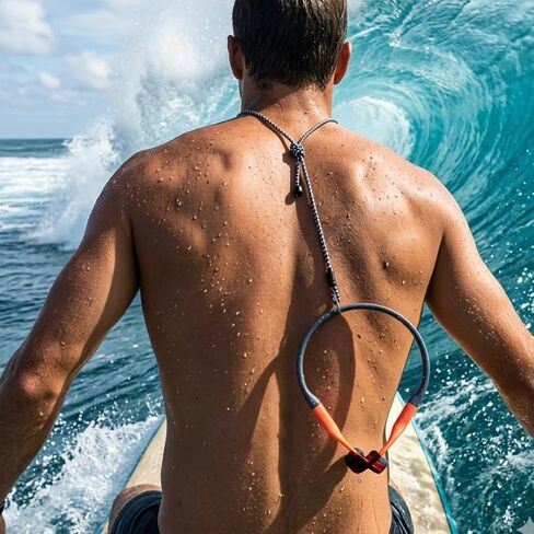 Bone Conduction Headphones Lanyard, Cord Chain Support, Anti-Loss Strap for Surfing, Swimming, Running. MP3 Player Landyard for Sports. Don't Lose Your Bone Conduction Headphones. in Saudi Arabia