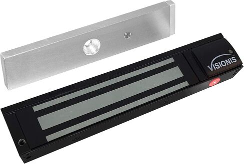 Visionis FPC-5192 قفل كهرومغناطيسي داخلي بوزن 600 رطل مع دعامة L وZ بوزن 600 رطل للتحكم في الوصول إلى الباب الداخلي Maglock in Kuwait
