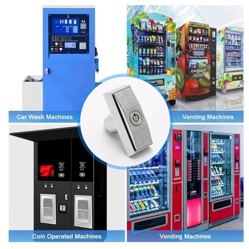 Universal Vending Machine Lock with Keys, Zinc Alloy T-Type Water Vending Machine Lock in Saudi Arabia