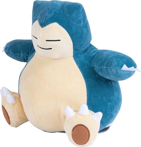 Pokemon 12" Large Snorlax Plush - Officially Licensed - Generation One - Authentic 12-inch Soft Stuffed Animal Toy Figure - Holiday Christmas Stocking Stuffer Gift for Kids, Boys, Girls - 2+ in Saudi Arabia