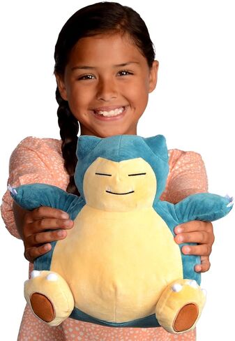 Pokemon 12" Large Snorlax Plush - Officially Licensed - Generation One - Authentic 12-inch Soft Stuffed Animal Toy Figure - Holiday Christmas Stocking Stuffer Gift for Kids, Boys, Girls - 2+ in Saudi Arabia