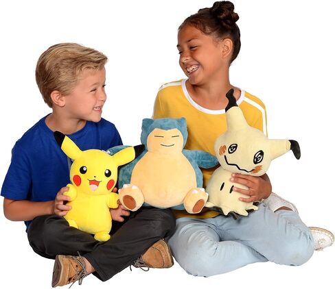 Pokemon 12" Large Snorlax Plush - Officially Licensed - Generation One - Authentic 12-inch Soft Stuffed Animal Toy Figure - Holiday Christmas Stocking Stuffer Gift for Kids, Boys, Girls - 2+ in Saudi Arabia