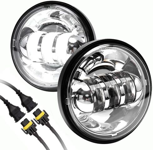مصباح أمامي LED للدراجة النارية مقاس 7 بوصات Hi Lo Beam أبيض وأحمر DRL مع دعامة تثبيت عالمية للدراجات النارية متوافقة مع Harley Davidson Kawasaki Ducati سوزوكي Yamaha Victory Honda Indian in Kuwait