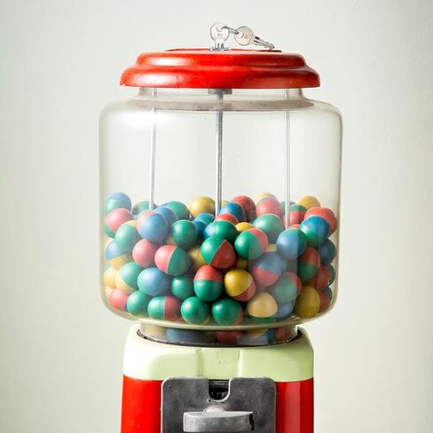 Ipetboom Gumball Vending Machine Lock and Key Set: Candy Bucket Tubular Game Lock Replacement for Globe Square Round Big Capsule Triple in Saudi Arabia