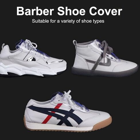 Barber Silicone Haircut Shoe Cover Protective for Stylists, Hair Stylist Salon Hairdressing Shoes for Home and Salon Use in Saudi Arabia