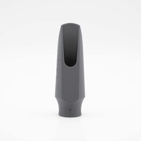 Syos Alto Saxophone Mouthpiece, Steady Model, 7 Tip Opening, Anthracite Gray, Improve the Sound of your Sax with this Easy-To-Play, Flexible and Homogeneous Alto Sax Mouthpiece in Saudi Arabia