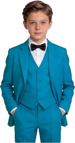 Yanlu Toddler Suits for Boys Formal Suit Ring Bearer Outfit Kids Dress Clothes for Wedding in Saudi Arabia