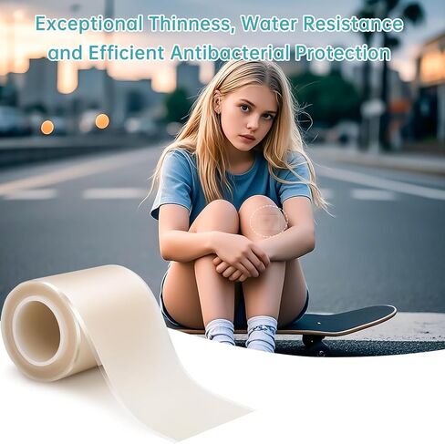 Medical Grade Hydrocolloid Roll for Wound Care with Edges,Hydrocolloid Tape Waterproof Pimple Patches Tape Absorbent Large Hydrocolloid Patch for Acne Patches,Blisters,Burns,Bed Sore and Minor Cuts in Saudi Arabia