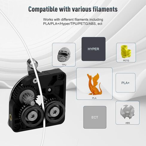 K1 One Piece Upgrade Gear Miter Kit DLC Double Bearings for Stable Operatio,Highly Efficient Printing, Hardened Steel, Abrasion Resistant,for K1/K1C/K1 max/Ender 3 V3 and Ender 3 V3 Plus 3D Printer in Saudi Arabia