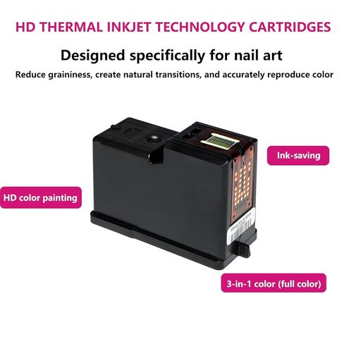 Nail Art Printer Machine 4800dpi with Custom Photo Printing - 3000+ Built-in Patterns, Automatic Nail Printer, Fast 30 Seconds Printing, UV Curing /5-inch Touch Screen, Beginner-Friendly in Saudi Arabia