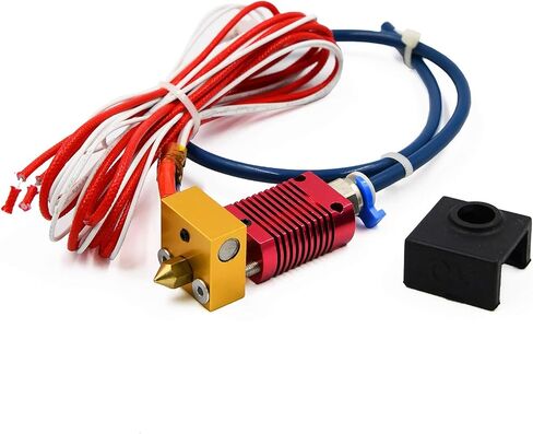 مجموعة الطابعة ثلاثية الأبعاد Ender 3 /Pro/V2 الطارد MK8 HotEnd 24 فولت مع ترقية فوهة 0.4 مم مع احتكاك منخفض متوافق مع أنابيب Creality-Capricorn in Saudi Arabia