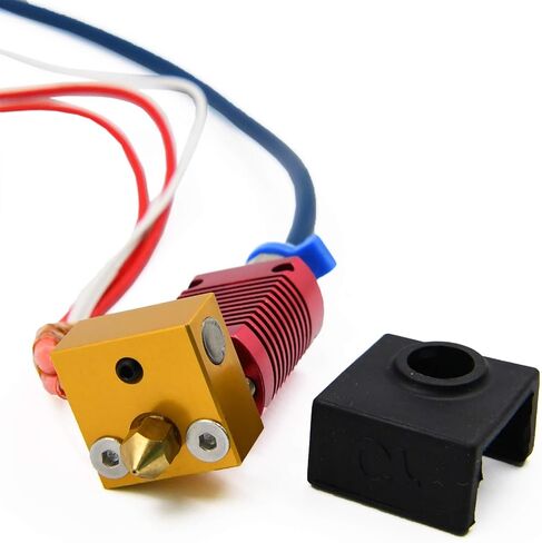 مجموعة الطابعة ثلاثية الأبعاد Ender 3 /Pro/V2 الطارد MK8 HotEnd 24 فولت مع ترقية فوهة 0.4 مم مع احتكاك منخفض متوافق مع أنابيب Creality-Capricorn in Saudi Arabia