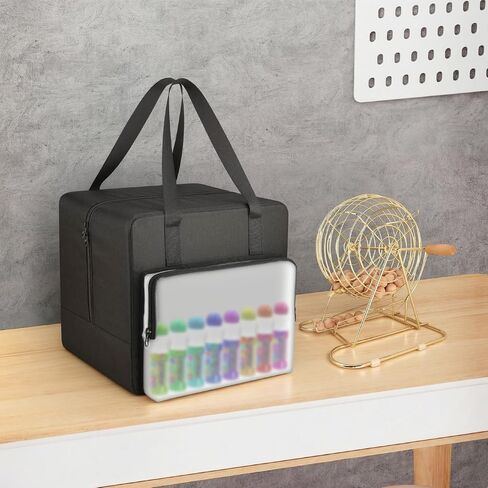 مجموعات ألعاب بينجو، حقيبة حمل ذات سعة كبيرة، حقيبة بينجو داوبر لحمل ملحقات الألعاب والقفص الدوار، حقيبة حمل محمولة للألعاب العائلية ليلاً، والحفلات، وحقيبة فقط in Kuwait