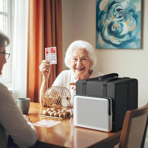 مجموعات ألعاب بينجو، حقيبة حمل ذات سعة كبيرة، حقيبة بينجو داوبر لحمل ملحقات الألعاب والقفص الدوار، حقيبة حمل محمولة للألعاب العائلية ليلاً، والحفلات، وحقيبة فقط in Kuwait