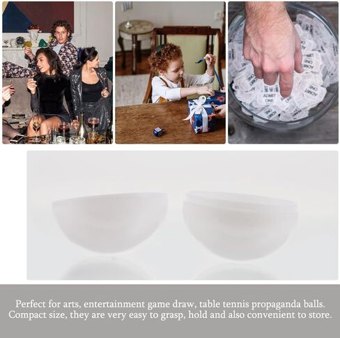 25pcs Raffle Bingo Ball Set - 1.57 Inch White Raffle Balls for Lottery Games, for Events, Parties, and Festive Activities in Saudi Arabia