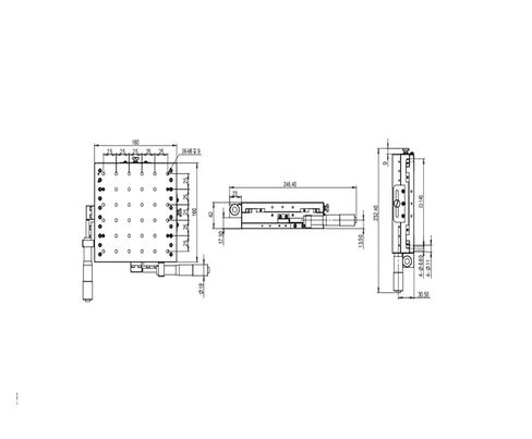Manual Fine-Adjustment XY-Axis Translation Stage LSD-160402L-M6 Precision Angle Platform Original in Saudi Arabia