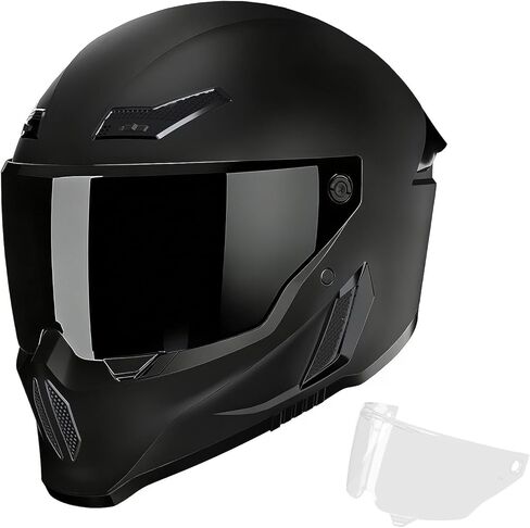 خوذات الدراجات النارية للرجال والنساء البالغين، خوذة دراجة نارية كاملة الوجه، MG666 DOT معتمدة لخوذات الدراجات النارية لسباق الدراجات النارية مع حاجبين in Kuwait