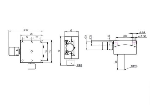 طاولة إمالة دوارة دقيقة LSD-BDWL-252030R منصة زاوية دقيقة أصلية in Saudi Arabia