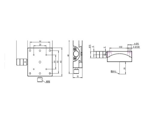Precision Rotary Tilt Table LSD-BDWL-402540R Precision Angle Platform Original in Saudi Arabia