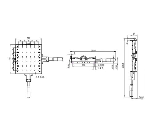 Manual Fine-Adjustment XY-Axis Translation Stage LSD-160402C-M6 Precision Angle Platform Original in Saudi Arabia